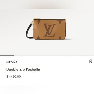 Louis Vuitton Double Zip Pochette